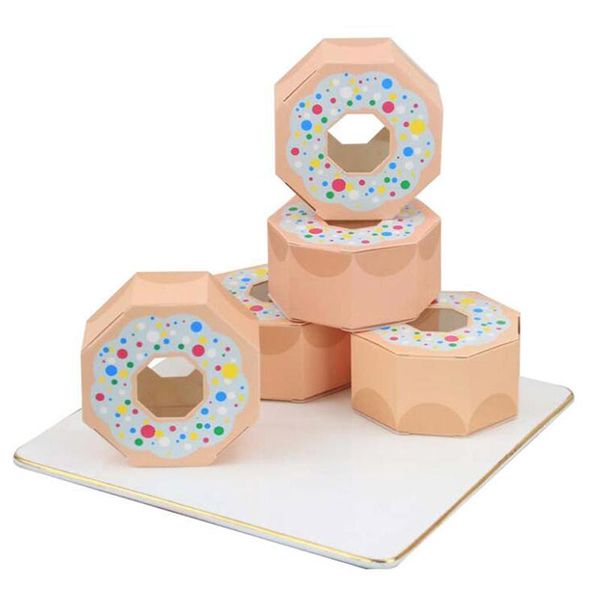 gift wrap 20 pcs donut candy box hexagon bag sweet chocolate packaging case for wedding theme party favor gifts
gift wrap 20 pcs donut candy box hexagon bag sweet chocolate packaging case for wedding theme party favor gifts