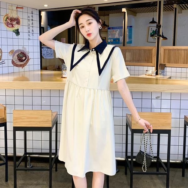 maternity dresses 108# clothes summer short sleeves shirt dress button open loose stylish pregnant women pregnancy, White
maternity dresses 108# clothes summer short sleeves shirt dress button open loose stylish pregnant women pregnancy, White