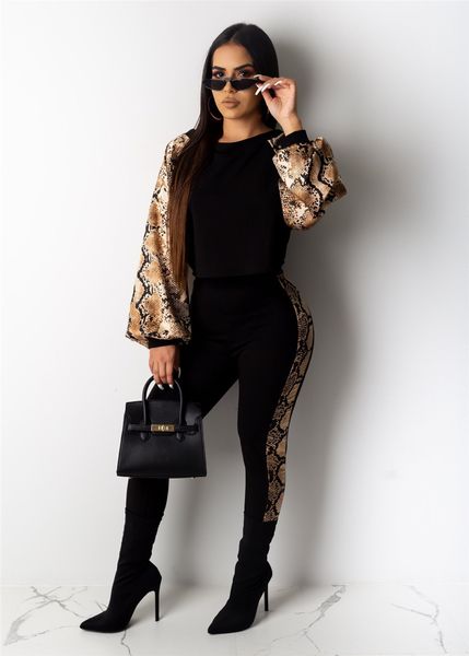 jumpsuit women's apparel from two garments set of clothes ol style leopard snake skin stamped, Black;white
jumpsuit women's apparel from two garments set of clothes ol style leopard snake skin stamped, Black;white