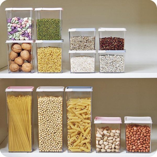 storage bottles & jars stackable food jar square transparent nordic creativity bottle rice potes hermeticos kitchen items dk50sj
storage bottles & jars stackable food jar square transparent nordic creativity bottle rice potes hermeticos kitchen items dk50sj