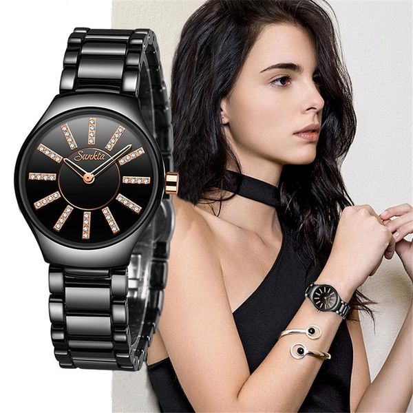 wristwatches montre femme sunkta women watches simple watch ladies creative ceramic bracelet female relogio feminino, Slivery;brown
wristwatches montre femme sunkta women watches simple watch ladies creative ceramic bracelet female relogio feminino, Slivery;brown
