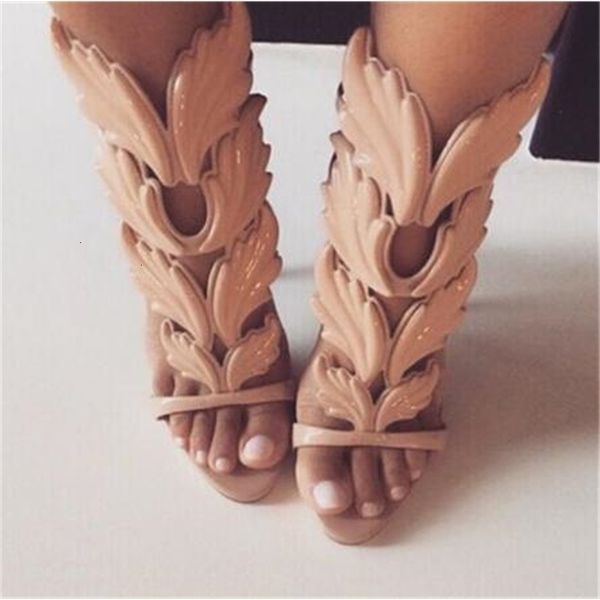 sandals yue jabon design cruel summer leaves angle wings woman buckle strap gladiator high heels women gold silver yellow 4fus, Black
sandals yue jabon design cruel summer leaves angle wings woman buckle strap gladiator high heels women gold silver yellow 4fus, Black
