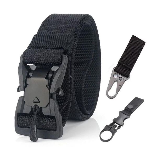 waist support tactical nylon belt quick release magnetic buckle military men women soft real sports hunting accessories, Black;gray
waist support tactical nylon belt quick release magnetic buckle military men women soft real sports hunting accessories, Black;gray