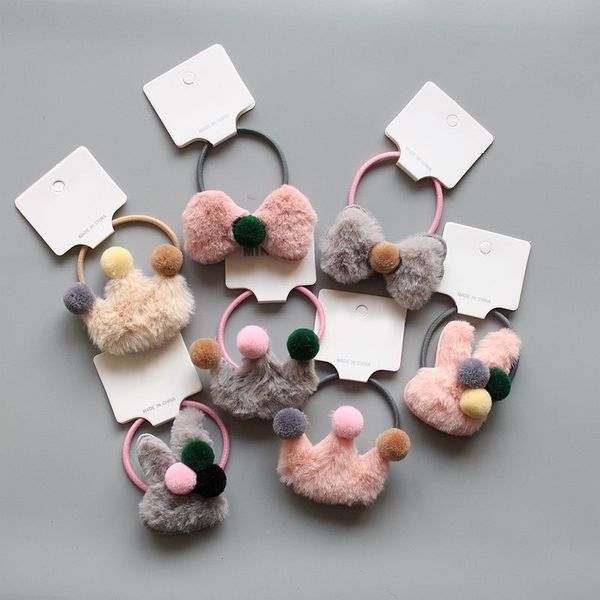 5pieces/lot cute plush elastic hair bands for baby girls bunny crown kids baby bows rubber bands children hair rope baby hair accessories, Slivery;white
5pieces/lot cute plush elastic hair bands for baby girls bunny crown kids baby bows rubber bands children hair rope baby hair accessories, Slivery;white