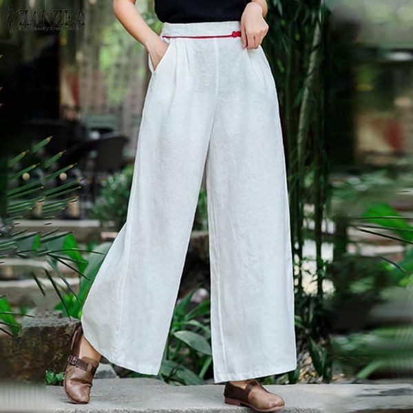 women's pants & capris zanzea women trousers spring wide leg vintage elastic waist solid harem palazzo casual long pantalon streetwear7, Black;white
women's pants & capris zanzea women trousers spring wide leg vintage elastic waist solid harem palazzo casual long pantalon streetwear7, Black;white