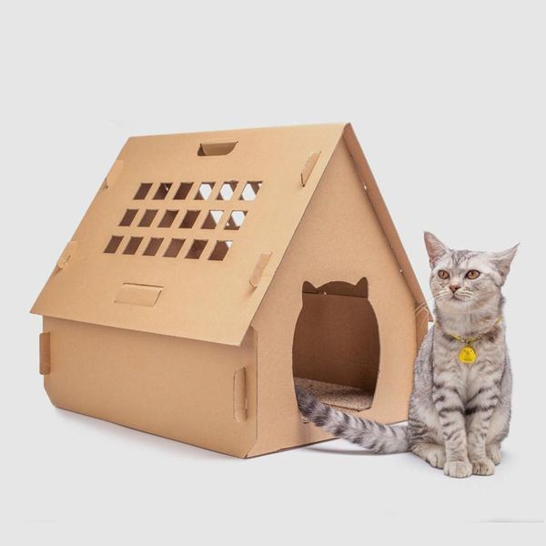 cat beds & furniture pet diy house carton box have small window tools scratch board self assembly kitten indoor corrugated paper
cat beds & furniture pet diy house carton box have small window tools scratch board self assembly kitten indoor corrugated paper