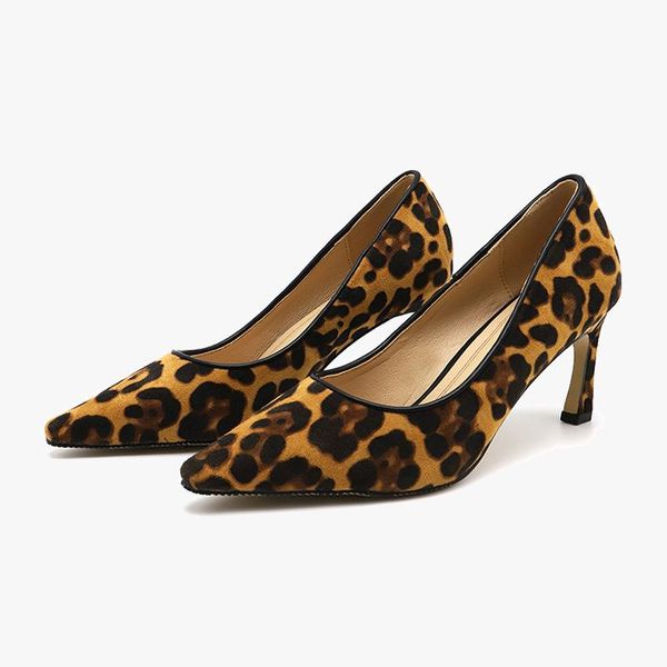 dress shoes 2021 monsoon personality comfortable joker 7cm high heels leopard print non-slip pointed fine with women's, Black
dress shoes 2021 monsoon personality comfortable joker 7cm high heels leopard print non-slip pointed fine with women's, Black