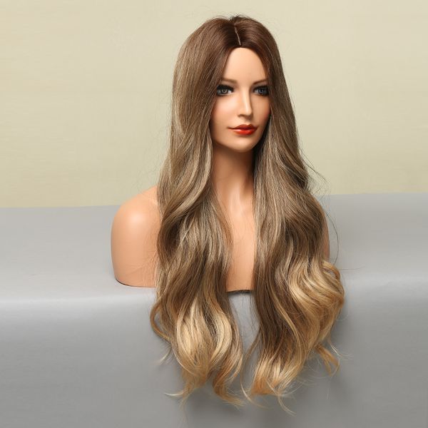 costume accessories easihair long medium brown ombre synthetic wig for women wavy wigs middle part natural soft hair wig cosplay heat resist, Silver
costume accessories easihair long medium brown ombre synthetic wig for women wavy wigs middle part natural soft hair wig cosplay heat resist, Silver