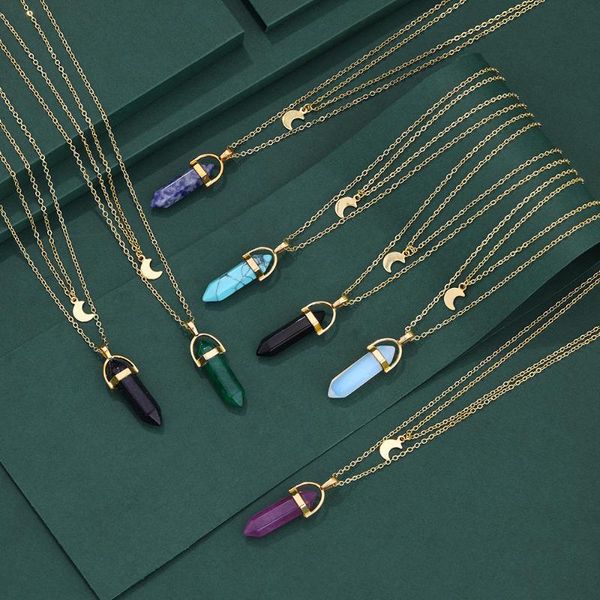 chains vg 6ym creativity hexagonal column double layer ladies necklace fashion women's anniversary gift jewelry drop gifts, Silver
chains vg 6ym creativity hexagonal column double layer ladies necklace fashion women's anniversary gift jewelry drop gifts, Silver