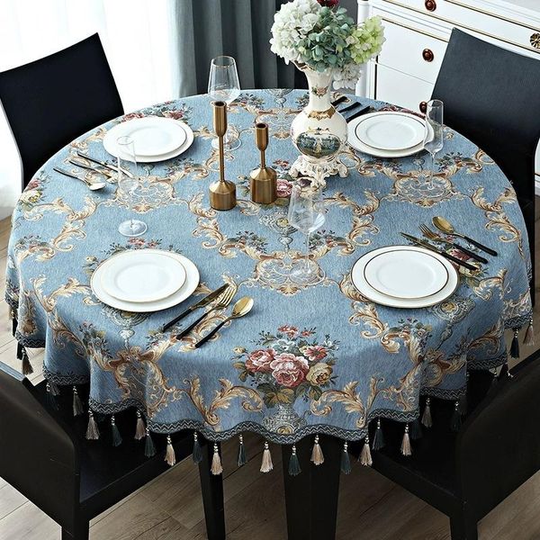 table cloth luxury round tablecloth upscale chenille wedding home decor jacquard craft kitchen dining oilproof cover
table cloth luxury round tablecloth upscale chenille wedding home decor jacquard craft kitchen dining oilproof cover