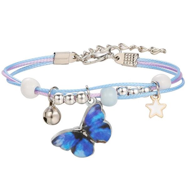 link, chain fashion geometric star blue butterfly bracelets for women handmade rope chains bangles bracelet femme bohemian jewelry, Black
link, chain fashion geometric star blue butterfly bracelets for women handmade rope chains bangles bracelet femme bohemian jewelry, Black