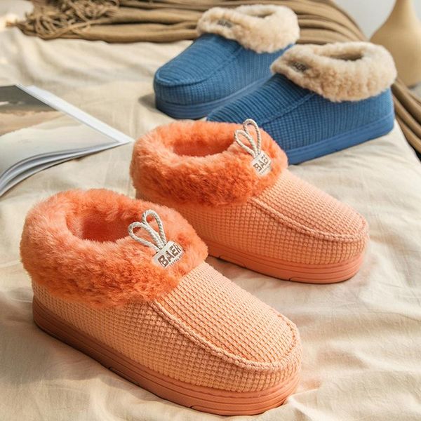 suihyung autumn winter warm fur slippers women men indoor cotton shoes thick plush slip on female home casual slides furry flats, Black
suihyung autumn winter warm fur slippers women men indoor cotton shoes thick plush slip on female home casual slides furry flats, Black