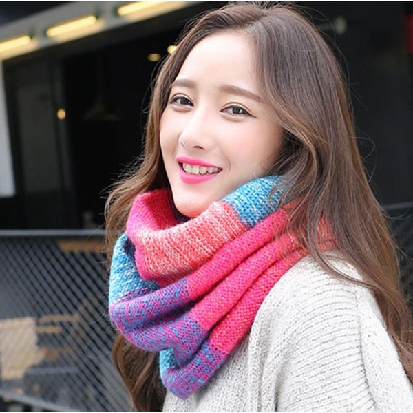 scarves women's winter knitted warm neck round cap scarf fashion colorful color matching bib ladies ring female couple, Blue;gray
scarves women's winter knitted warm neck round cap scarf fashion colorful color matching bib ladies ring female couple, Blue;gray