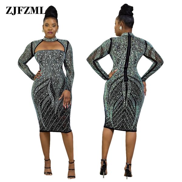itter rhinestones spliced party club dress women hollow front long sleeve knee length dresses chic body-shaping skinny robe, White;black
itter rhinestones spliced party club dress women hollow front long sleeve knee length dresses chic body-shaping skinny robe, White;black