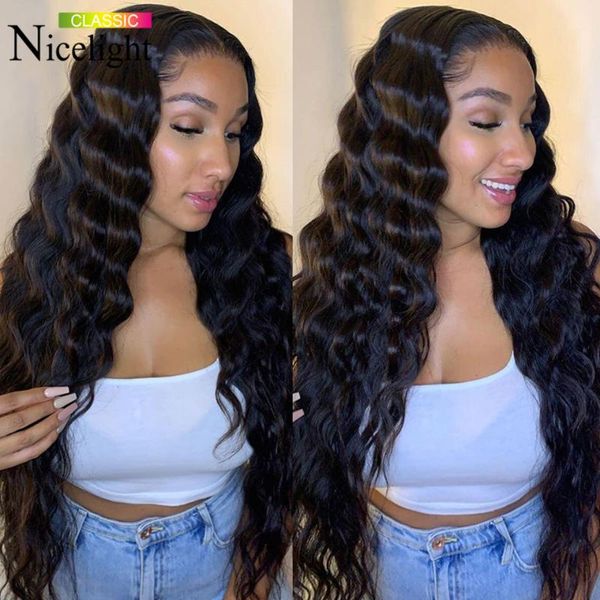 lace wigs nicelight loose deep wave 4x4 closure brazilian human hair for black women glueless remy front, Black;brown
lace wigs nicelight loose deep wave 4x4 closure brazilian human hair for black women glueless remy front, Black;brown