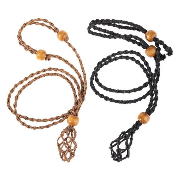 decorative objects & figurines adjustable wax rope necklace rough net bag pendant diy cord empty stone holder home decor accessories drop
decorative objects & figurines adjustable wax rope necklace rough net bag pendant diy cord empty stone holder home decor accessories drop