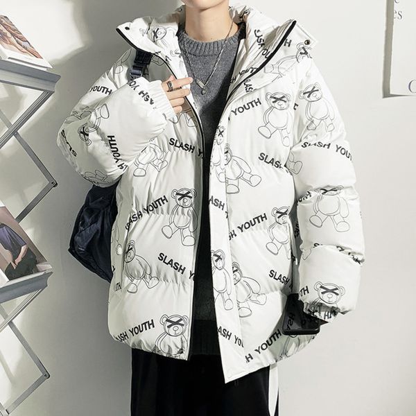 youth down men's brand student thickened warm winter cotton padded et, Black
youth down men's brand student thickened warm winter cotton padded et, Black