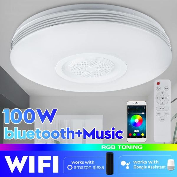 ceiling lights 100w wifi app intelligent control led light bluetooth music modern rgb lamp for bedroom home lighting
ceiling lights 100w wifi app intelligent control led light bluetooth music modern rgb lamp for bedroom home lighting
