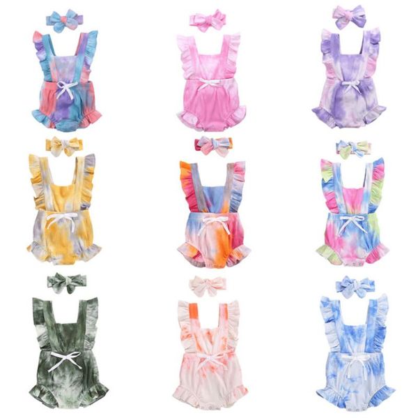 jumpsuits 0-24m toddler boys girls tie-dye rompers headband ruffles short sleeve printed backless 3 colors, Blue
jumpsuits 0-24m toddler boys girls tie-dye rompers headband ruffles short sleeve printed backless 3 colors, Blue