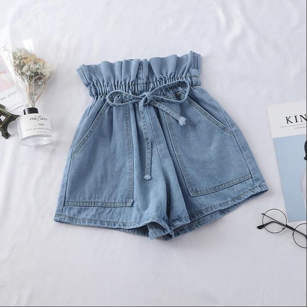 ruffle women short high waist lace up denim shorts spring summer korean ladies pants loose students wide leg jean, White;black
ruffle women short high waist lace up denim shorts spring summer korean ladies pants loose students wide leg jean, White;black