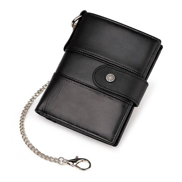 premium pu leather bifold wallet snap coin purse cash pocket organizer holder pouch with anti theft chain wallets, Red;black
premium pu leather bifold wallet snap coin purse cash pocket organizer holder pouch with anti theft chain wallets, Red;black