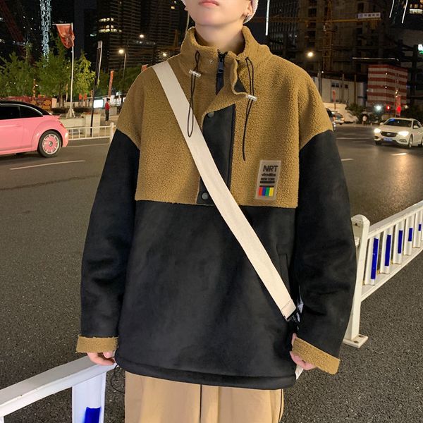 men's jackets coarse wool jacket, harajuku style sweater, large, warm, winter fashion, korean clothing, Black;brown
men's jackets coarse wool jacket, harajuku style sweater, large, warm, winter fashion, korean clothing, Black;brown
