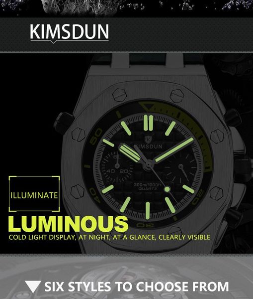 wristwatches kimsdun luxury quartz men watches montre homme 3atm waterproof military sports relojes all subdials work male clock, Slivery;brown
wristwatches kimsdun luxury quartz men watches montre homme 3atm waterproof military sports relojes all subdials work male clock, Slivery;brown