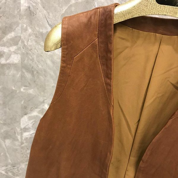 women's vests genuine leather coat women natural sheepskin sleeveless jacket plus size long vest waistcoat ladies, Black;white
women's vests genuine leather coat women natural sheepskin sleeveless jacket plus size long vest waistcoat ladies, Black;white