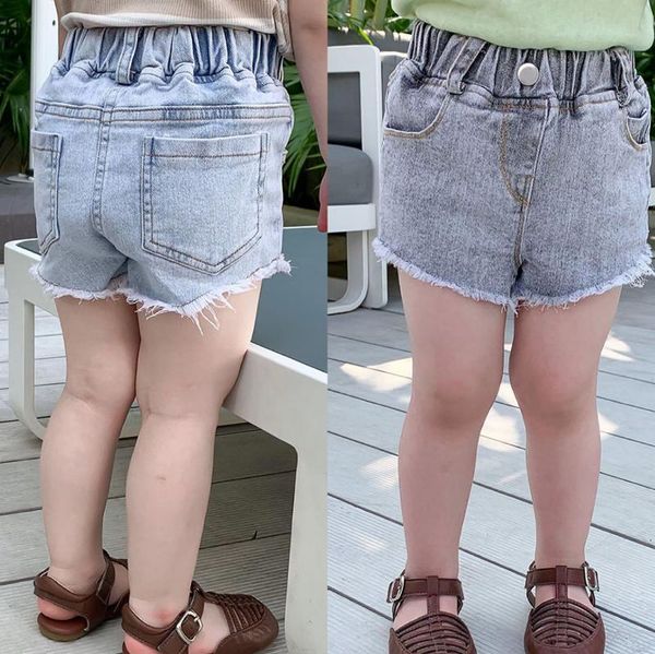 children denim shorts summer girls fashion tassel pants kids trousers, Black
children denim shorts summer girls fashion tassel pants kids trousers, Black