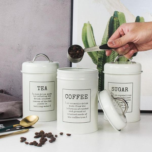 storage bottles & jars set of 3 metal dust-proof sugar coffee tea canisters with lids container kitchen accessories dry food organizer
storage bottles & jars set of 3 metal dust-proof sugar coffee tea canisters with lids container kitchen accessories dry food organizer