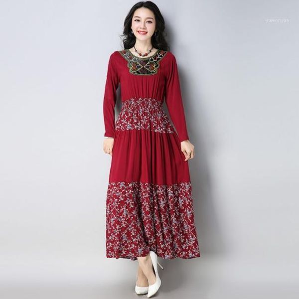 casual dresses 2021 autumn winter women chinese style maxi dress a-line cotton linen long o-neck vestidos de festa aq525, Black;gray
casual dresses 2021 autumn winter women chinese style maxi dress a-line cotton linen long o-neck vestidos de festa aq525, Black;gray