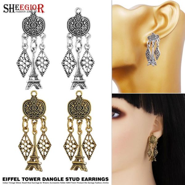 dangle & chandelier boho vintage eiffel tower earrings for women accessories bohemian hollow geometric small drop earring men's earings, Silver
dangle & chandelier boho vintage eiffel tower earrings for women accessories bohemian hollow geometric small drop earring men's earings, Silver