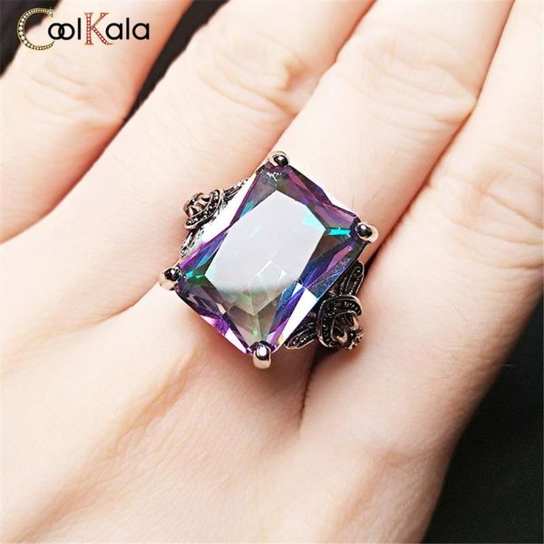 wedding rings coolkala jewelry colorful celebrity style atmosphere seven rainbow live square ring charming on party as a queen, Slivery;golden
wedding rings coolkala jewelry colorful celebrity style atmosphere seven rainbow live square ring charming on party as a queen, Slivery;golden