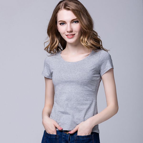 2021 new summer women 100% cotton short sleeve tshirts fashion ladies t-shirts, White
2021 new summer women 100% cotton short sleeve tshirts fashion ladies t-shirts, White
