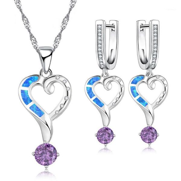 earrings & necklace 2021 exquisite heart jewelry set for women bridal wedding accessories fashion zircon crystal pendant, Silver
earrings & necklace 2021 exquisite heart jewelry set for women bridal wedding accessories fashion zircon crystal pendant, Silver