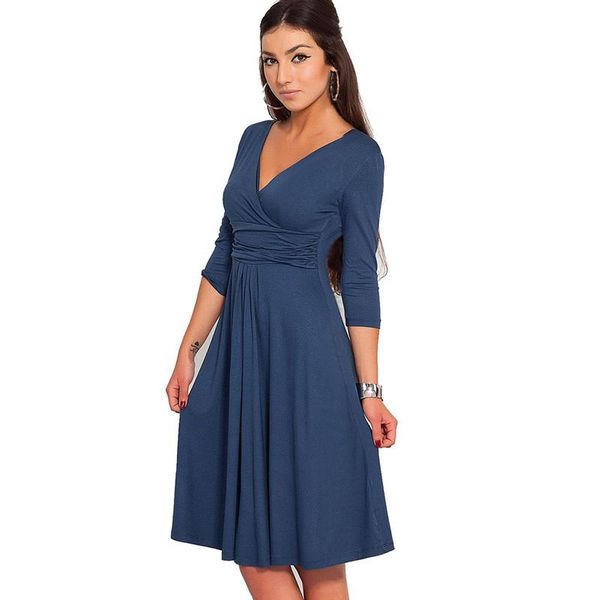 bodycon v-neck three quarter sleeve knee-length fashion women dresses spring autumn party cocktail casual, Black;gray
bodycon v-neck three quarter sleeve knee-length fashion women dresses spring autumn party cocktail casual, Black;gray