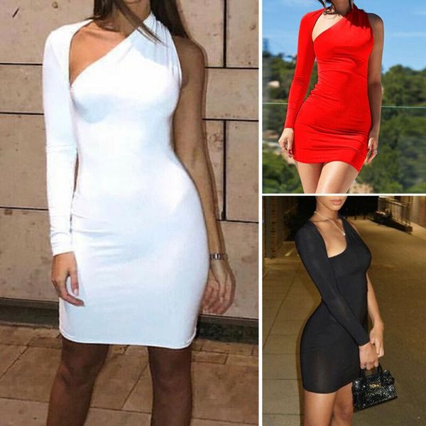casual dresses brand design womens bodycon one-shoulder long sleeve short mini dress ladies sheath club party evening, Black;gray
casual dresses brand design womens bodycon one-shoulder long sleeve short mini dress ladies sheath club party evening, Black;gray
