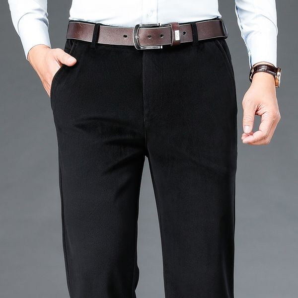 shan bao the and soft luxury men in velvet thick pants winter clothes of gentleman business, Black
shan bao the and soft luxury men in velvet thick pants winter clothes of gentleman business, Black