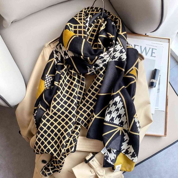qianniao grid color matching cotton linen silk scarf women's winter korean fashion plaid shawl spring and autumn thin style, Blue;gray
qianniao grid color matching cotton linen silk scarf women's winter korean fashion plaid shawl spring and autumn thin style, Blue;gray