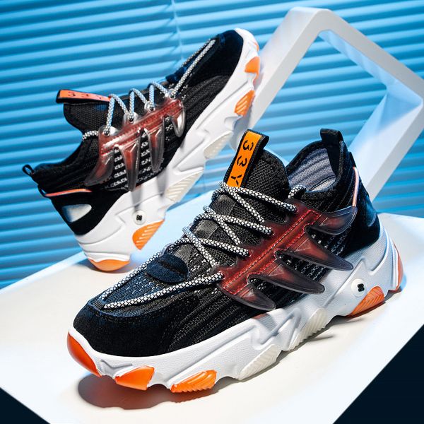 2021 spring sports leisure breathable and increased dad's men's student fashion sho, Black
2021 spring sports leisure breathable and increased dad's men's student fashion sho, Black