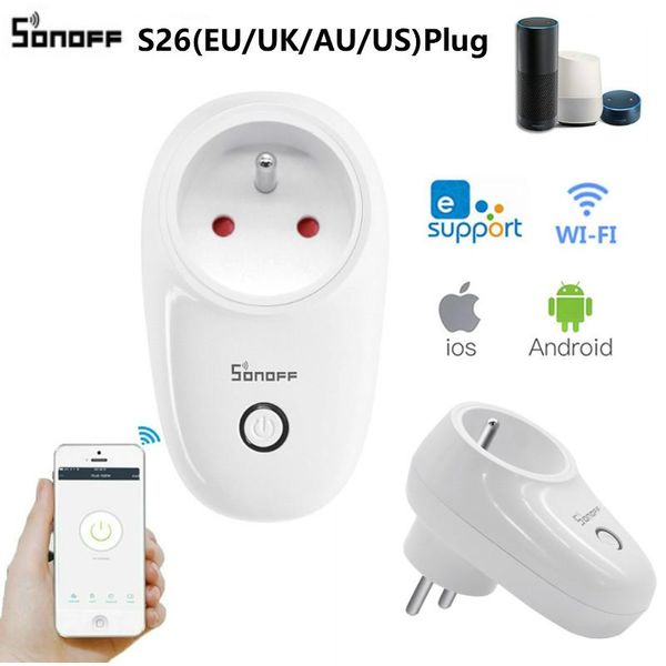 smart power plugs sonoff s26 wifi home socket wireless plug sockets works with alexa google assistant iftdropship eu/us/uk/au
smart power plugs sonoff s26 wifi home socket wireless plug sockets works with alexa google assistant iftdropship eu/us/uk/au