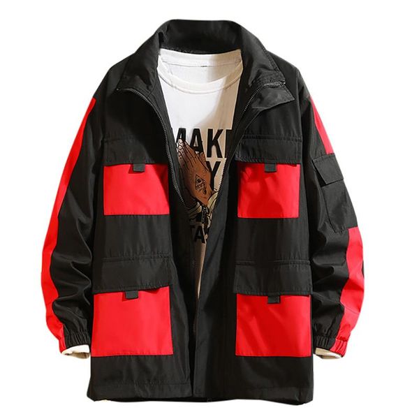 men's jackets retro streetwear men coats windbreaker hip hop harajuku collision patchwork hoodie multi-pockets outwear coat, Black;brown
men's jackets retro streetwear men coats windbreaker hip hop harajuku collision patchwork hoodie multi-pockets outwear coat, Black;brown
