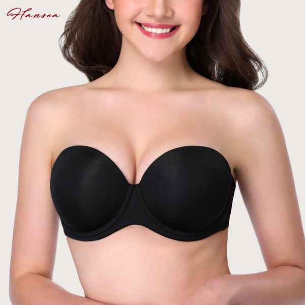 bras push up strapless bra smooth contour cup underwire full figure female underwear lingerie, Red;black
bras push up strapless bra smooth contour cup underwire full figure female underwear lingerie, Red;black