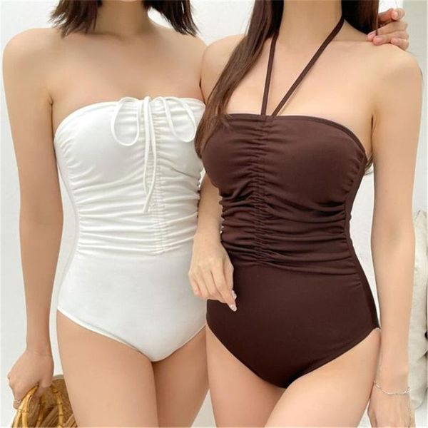 one-piece suits solid bandeau drawstring one piece swimsuit women swimwear swim beach wear bathing suit 2021 monokini bodysuit trikini
one-piece suits solid bandeau drawstring one piece swimsuit women swimwear swim beach wear bathing suit 2021 monokini bodysuit trikini