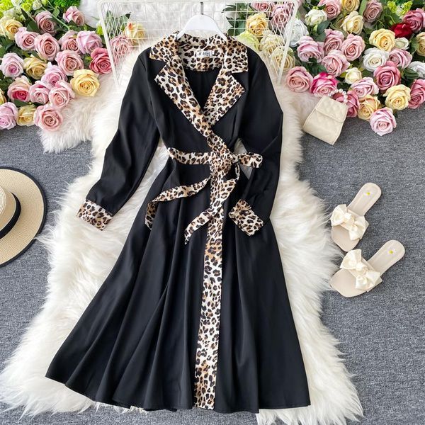 casual dresses autumn women dress notched leopard long sleeve urban ladies sashes printed queen style outwear mid-calf, Black;gray
casual dresses autumn women dress notched leopard long sleeve urban ladies sashes printed queen style outwear mid-calf, Black;gray