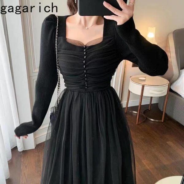 gagarich women dress 2021 spring autumn french elegant celebrity temperament female square collar mesh stitching design vestidos casual dres, Black;gray
gagarich women dress 2021 spring autumn french elegant celebrity temperament female square collar mesh stitching design vestidos casual dres, Black;gray