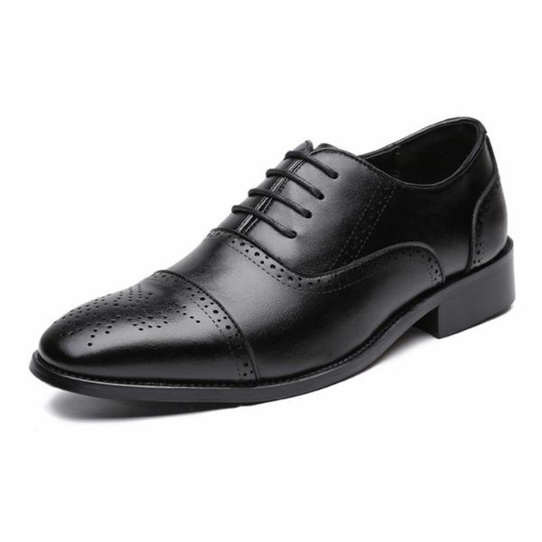 dress shoes retro men brogue formal big size fashion leather oxfords british style men's plus business 48, Black
dress shoes retro men brogue formal big size fashion leather oxfords british style men's plus business 48, Black