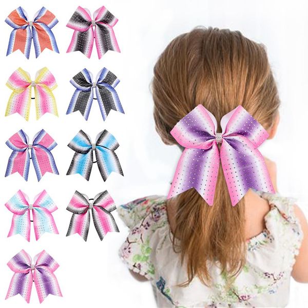 7.5 inch large baby girl ribbon cheer bows with rhinestone hair handmade girls cheerleading bows hairband, Slivery;white
7.5 inch large baby girl ribbon cheer bows with rhinestone hair handmade girls cheerleading bows hairband, Slivery;white