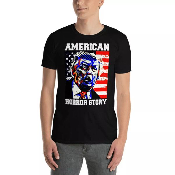 american horror story trump zombie american flag funny anti trump gifts t-shirt, White;black
american horror story trump zombie american flag funny anti trump gifts t-shirt, White;black