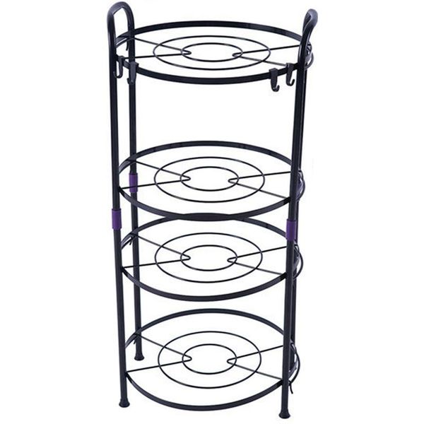 four-layer shelf black four-tier kitchen rack household pot corner storage floor multi-layer & organization
four-layer shelf black four-tier kitchen rack household pot corner storage floor multi-layer & organization